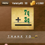 Level Variety 2 32 Thank you