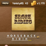 Level Variety 2 43 Horseback riding
